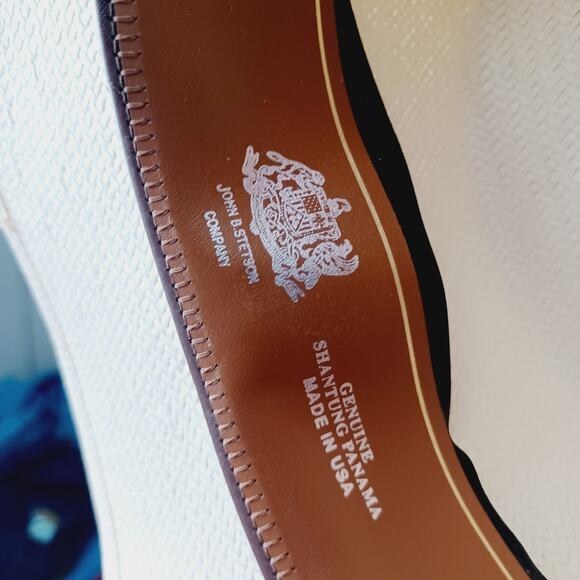 Stetson Straw Fedora Hat 4X - Picture 5 of 7